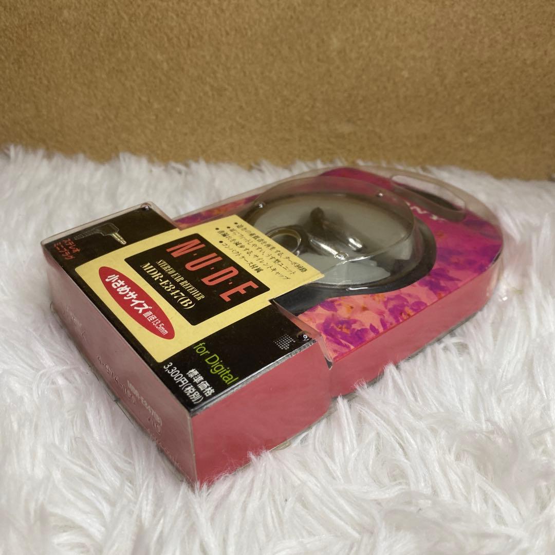 【未使用】ソニー　NUDE イヤホン　MDR-E847(B)