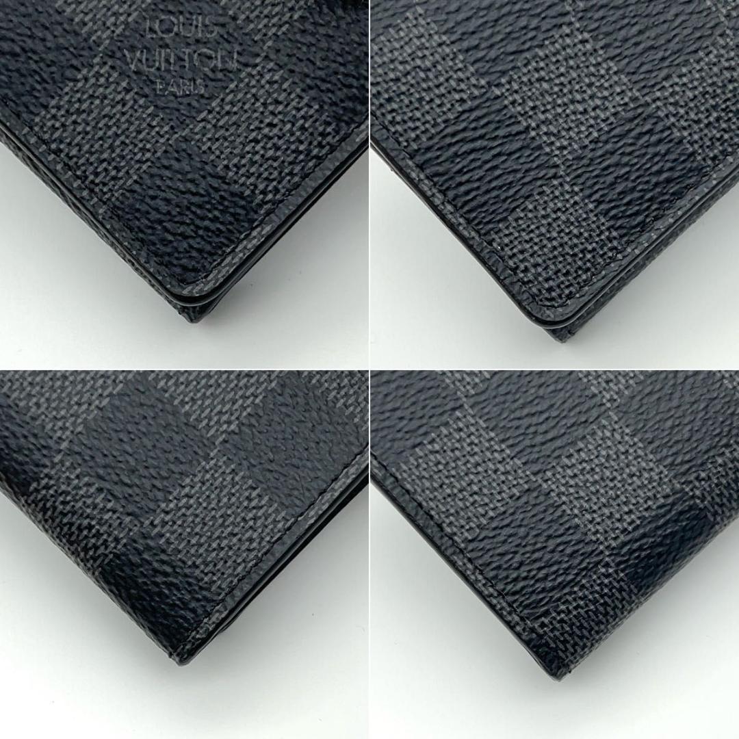 新型極美品★ルイヴィトン ダミエグラフィット 名刺入れ カードケース メンズ