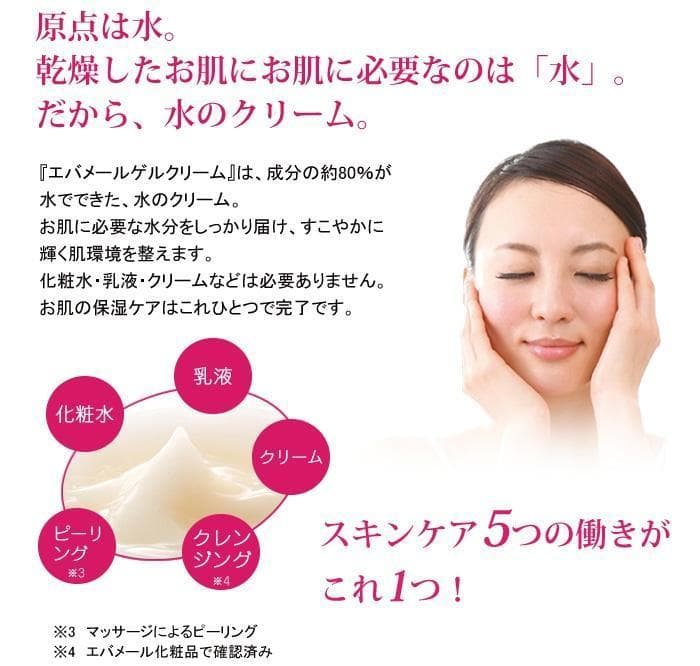 【新品】エバメール ゲルクリーム 500S ポンプと詰替用 セット