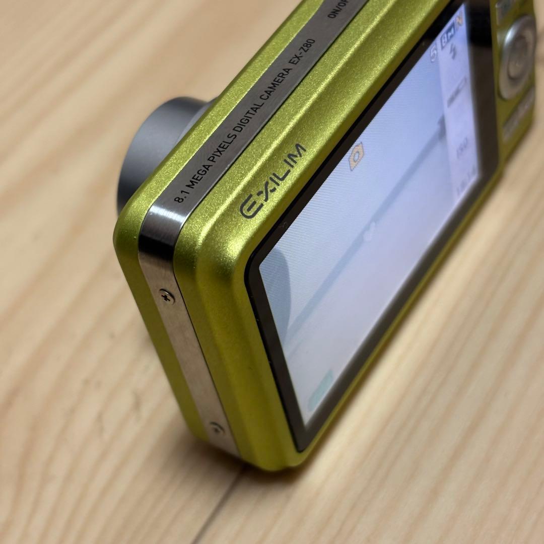 CASIO EXILIM EX-Z80 イエロー カシオ デジカメ　コンデジ