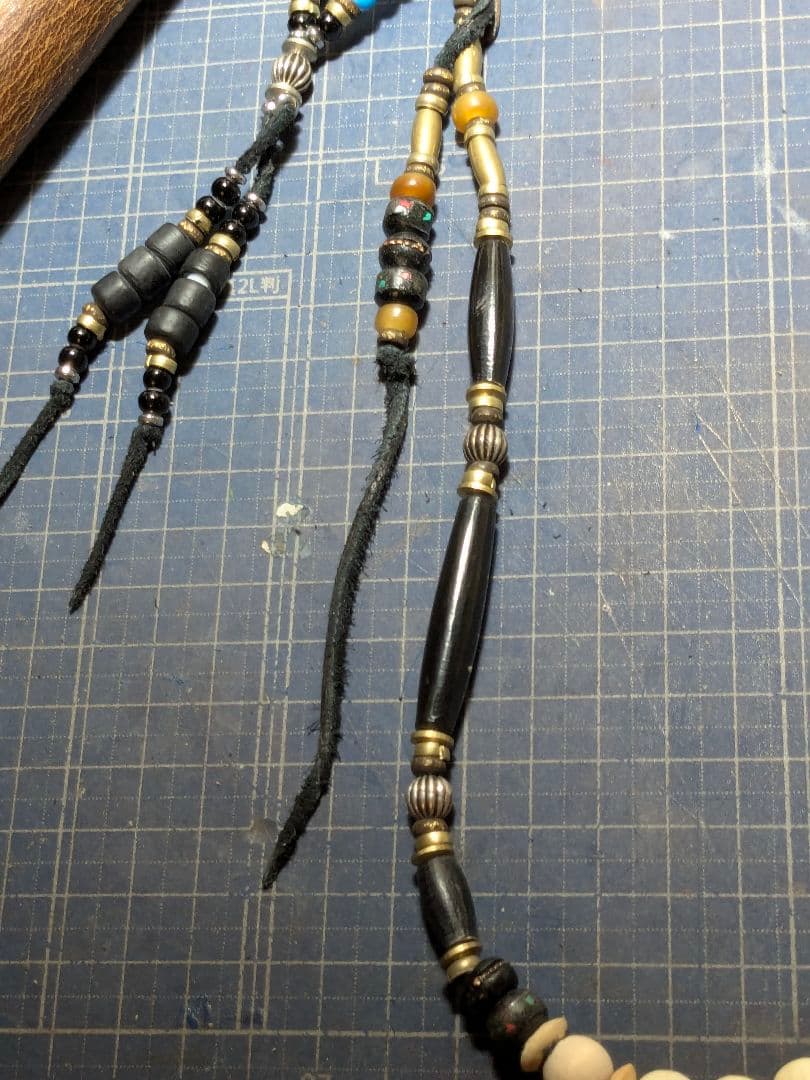 オリジナルショートストラップ付ウォレットロープ　ハンドメイド　カスタム可能