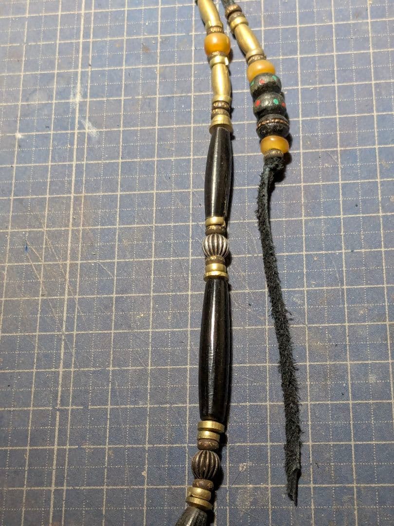 オリジナルショートストラップ付ウォレットロープ　ハンドメイド　カスタム可能