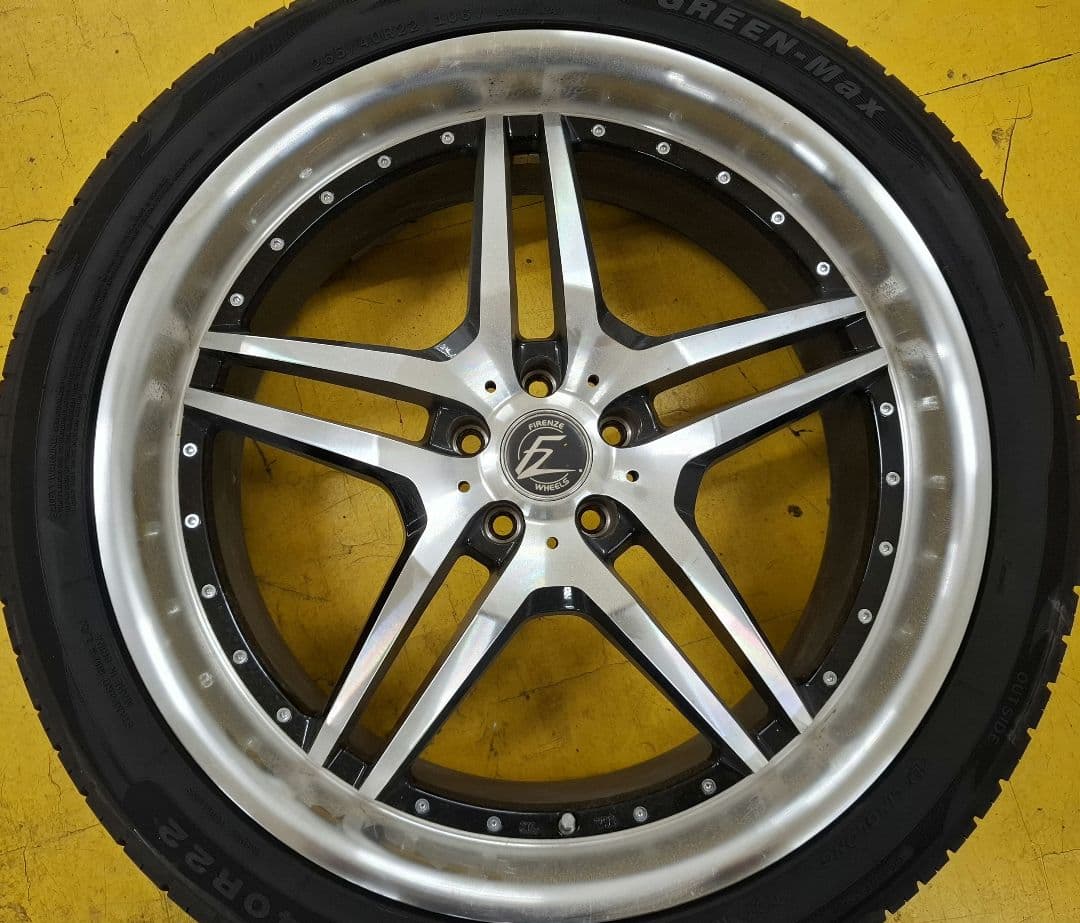 FIRENZE　フィレンツェ　22インチ　ホイール　タイヤセット　ハリアー　等に