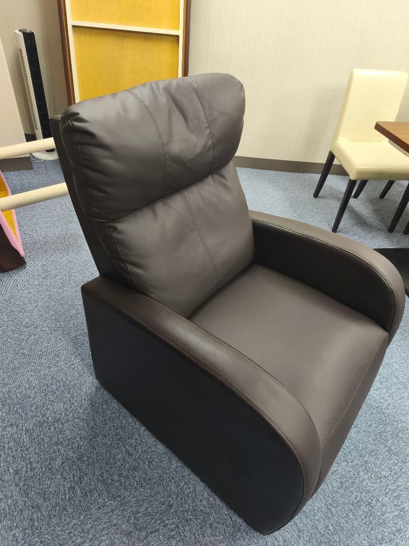 【送料込】ラウンジチェアDX レッグレスト連動タイプ(アイボリー)