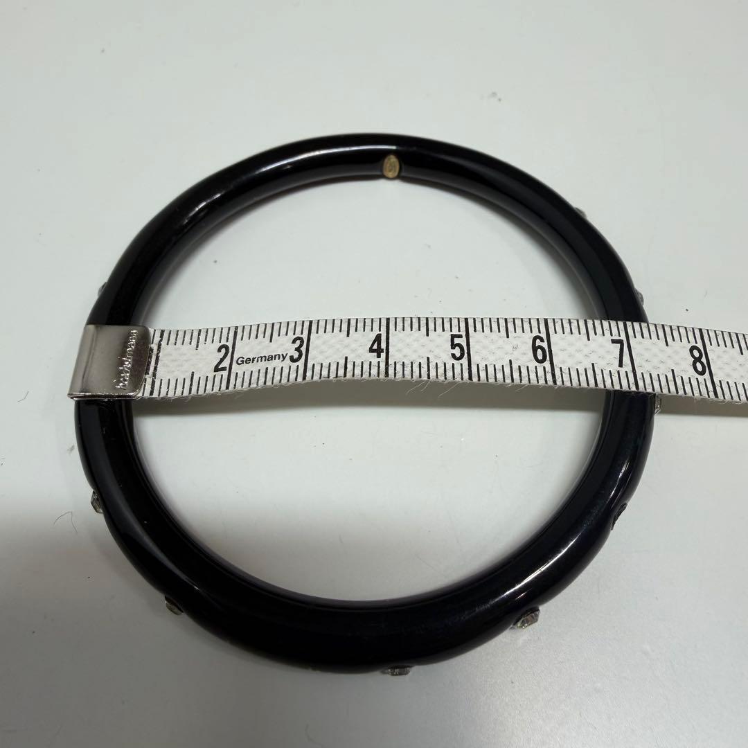 オ*ム様 CHANEL ブラック クリスタルバングル