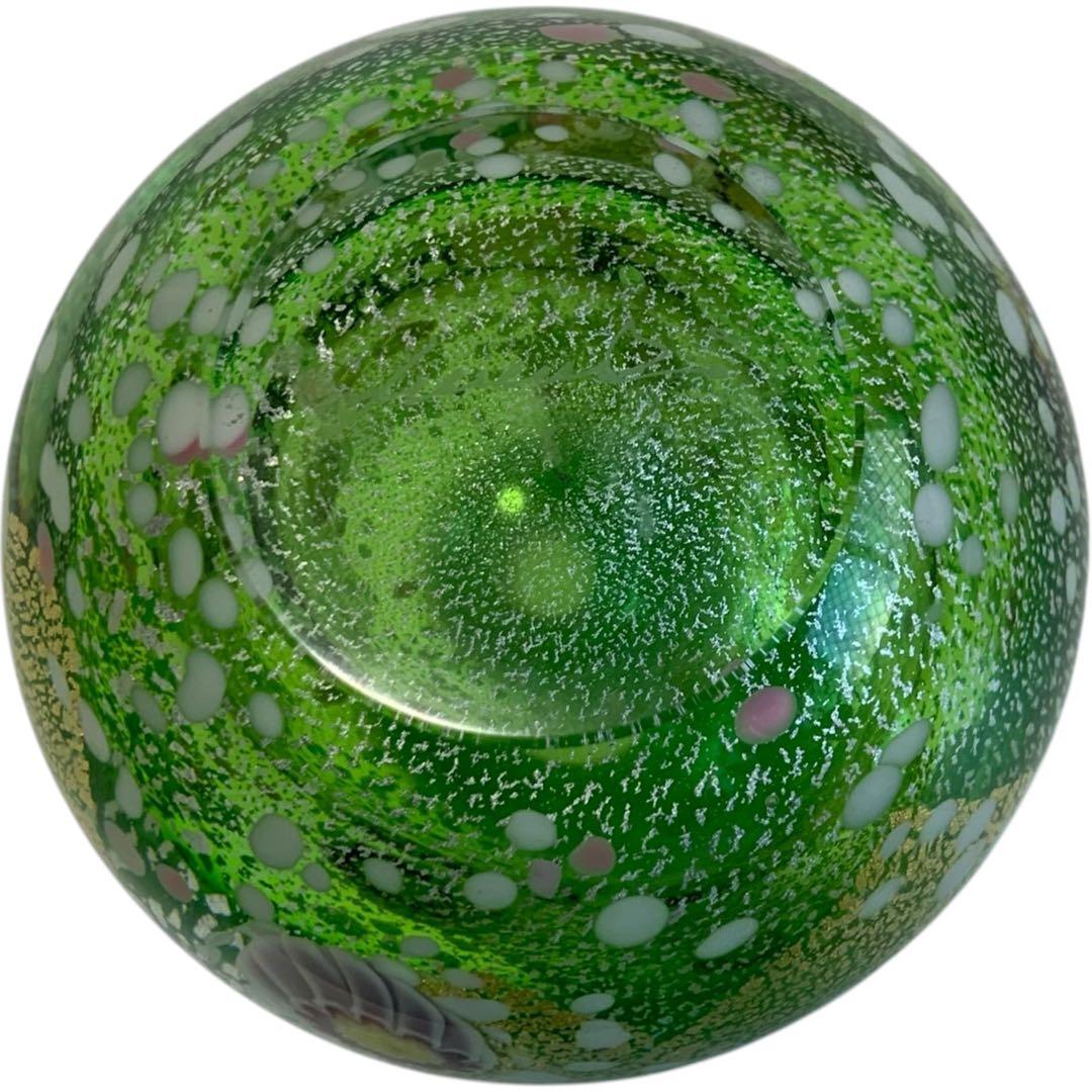 【新品未使用】黒木国昭 花器 金銀彩 春爛漫