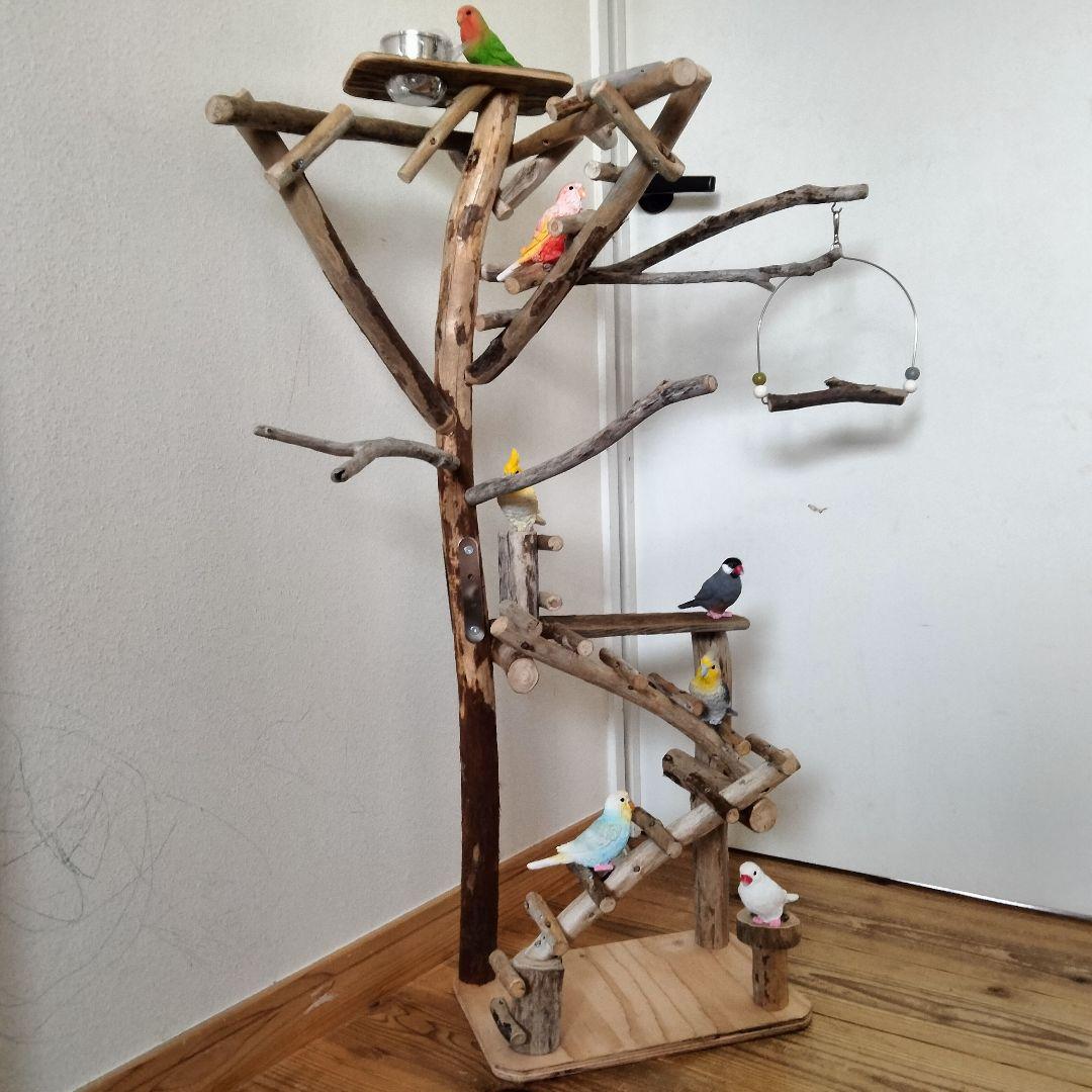 バードアスレチックジム㊻ 天然木 自然木 流木 止まり木 インコ