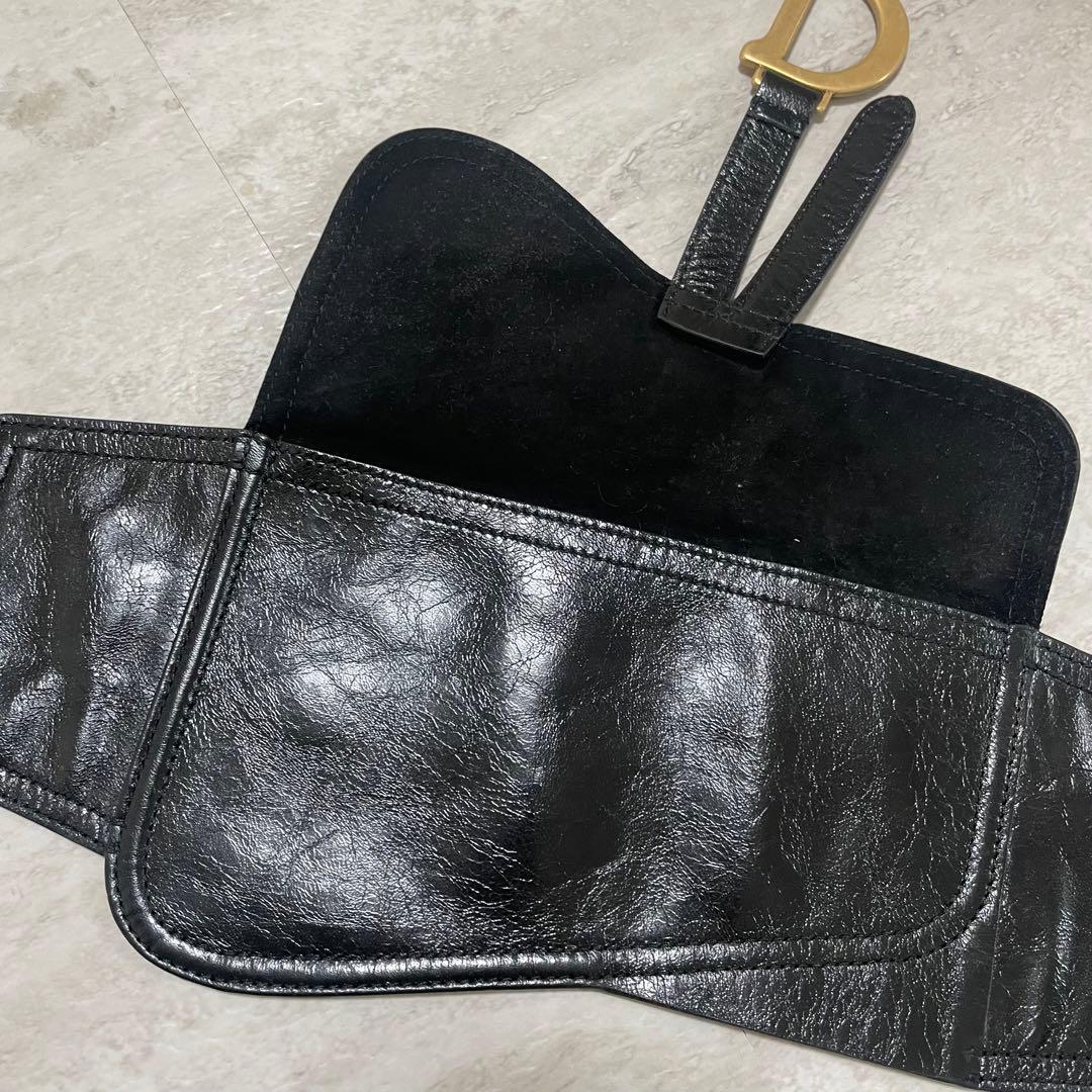 DIOR サドルベルト　レザー