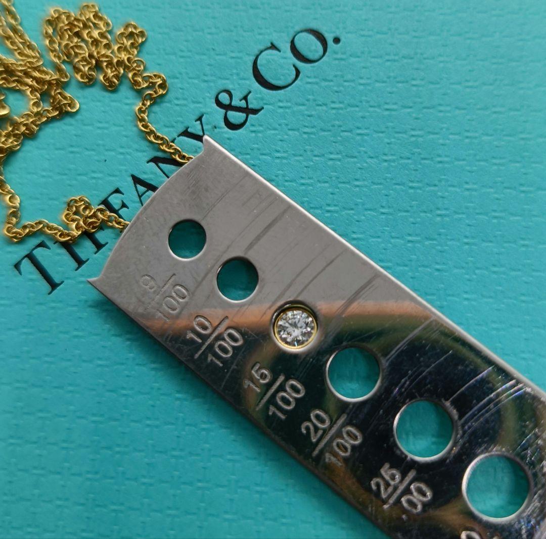 a*a様 極美品✨️　ティファニー　保存箱付き　バイザヤード　ゴールド　0.12