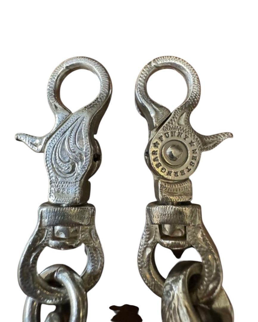 定価25万！極美品！初期 FUNNY 極太 925シルバー ウォレットチェーン