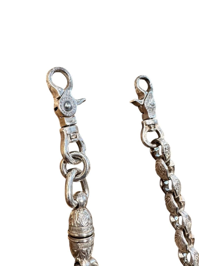 定価25万！極美品！初期 FUNNY 極太 925シルバー ウォレットチェーン