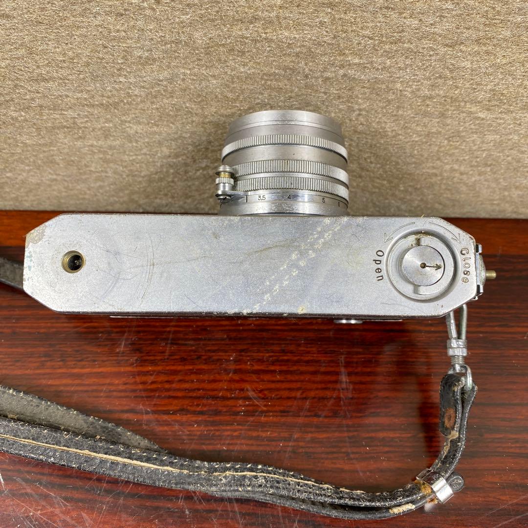 キャノン フィルムカメラ No.160288レザーケース付動作未確認 ジャンク品