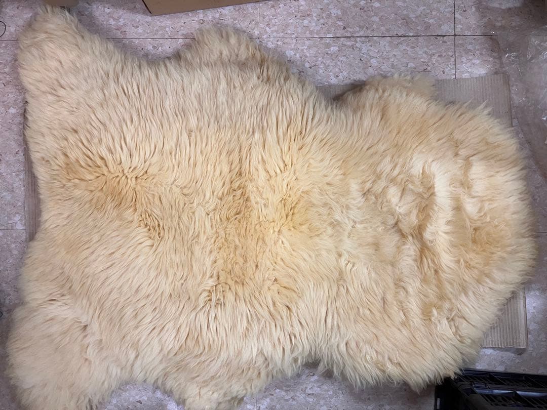 BOWRON ボーロン 天然 ムートンラグ ニュージーランド 羊毛　4枚セット