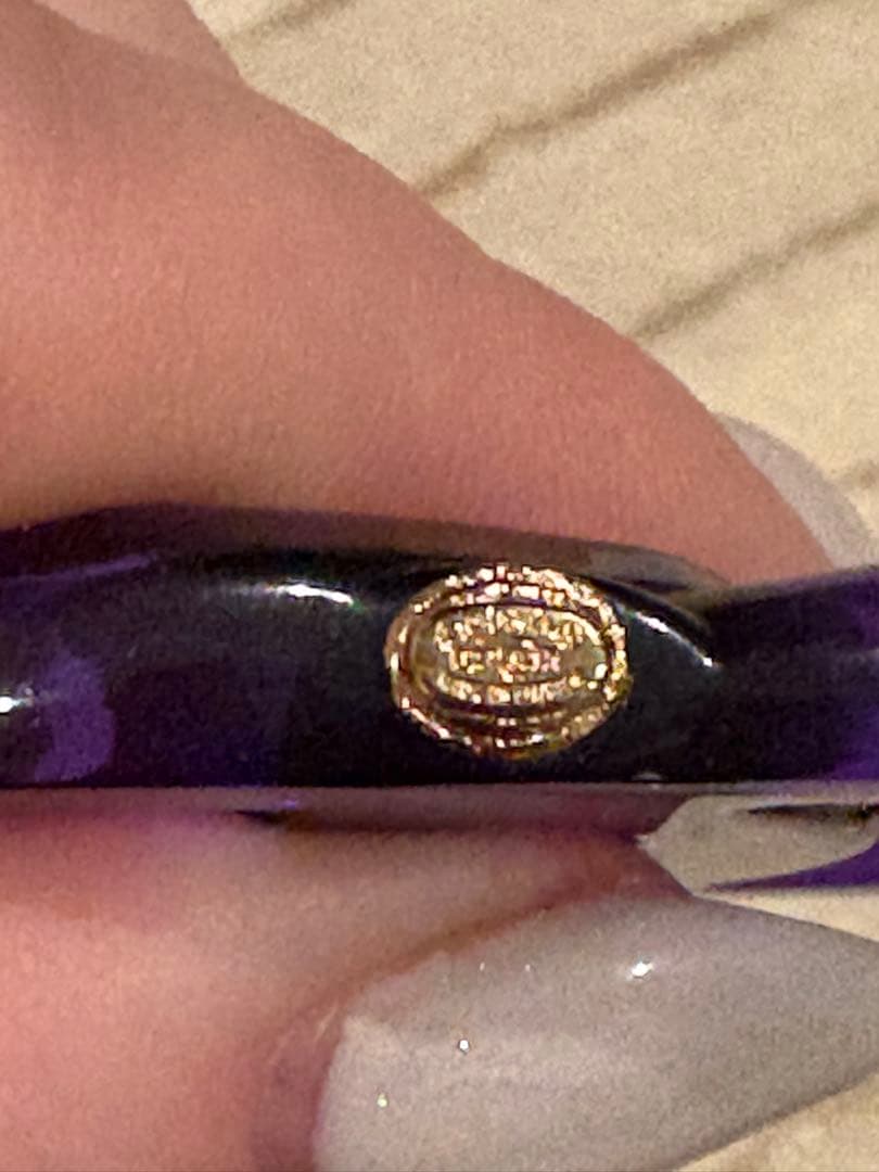 綺麗な紫　CHANELブローチ1週間限定‼️