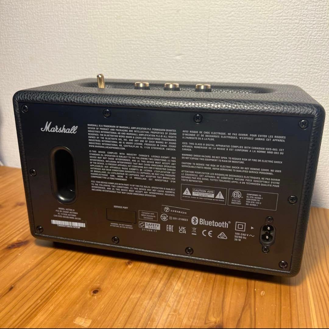 Marshall acton3 ワイヤレススピーカー ブラック