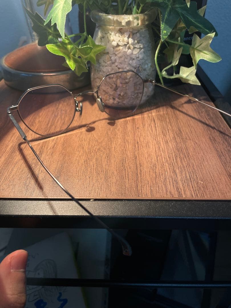 【値下げ中】ISSEY MIYAKE サングラス シルバー 金子眼鏡