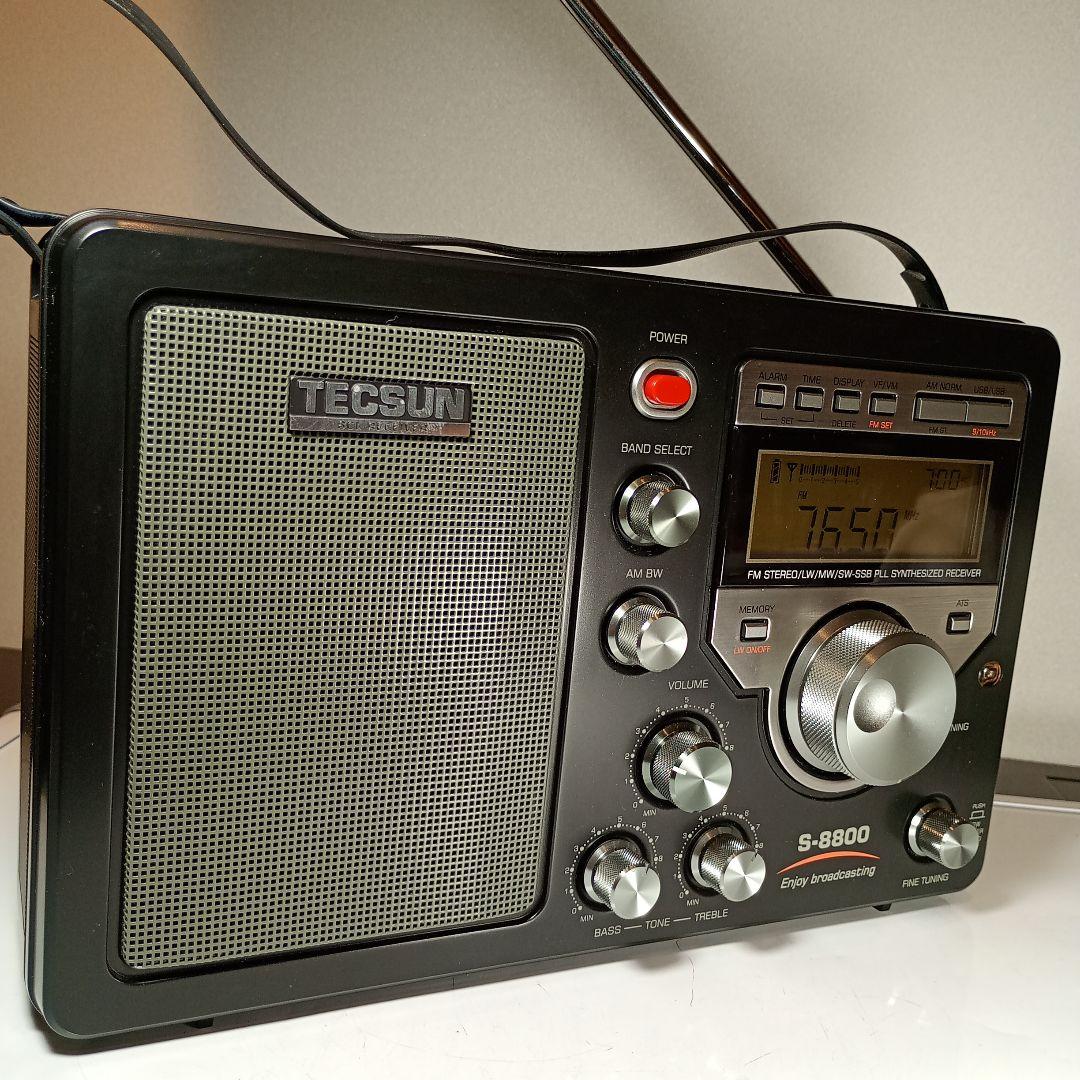 TECSUN 高感度BCLラジオ　S-8800　動作品