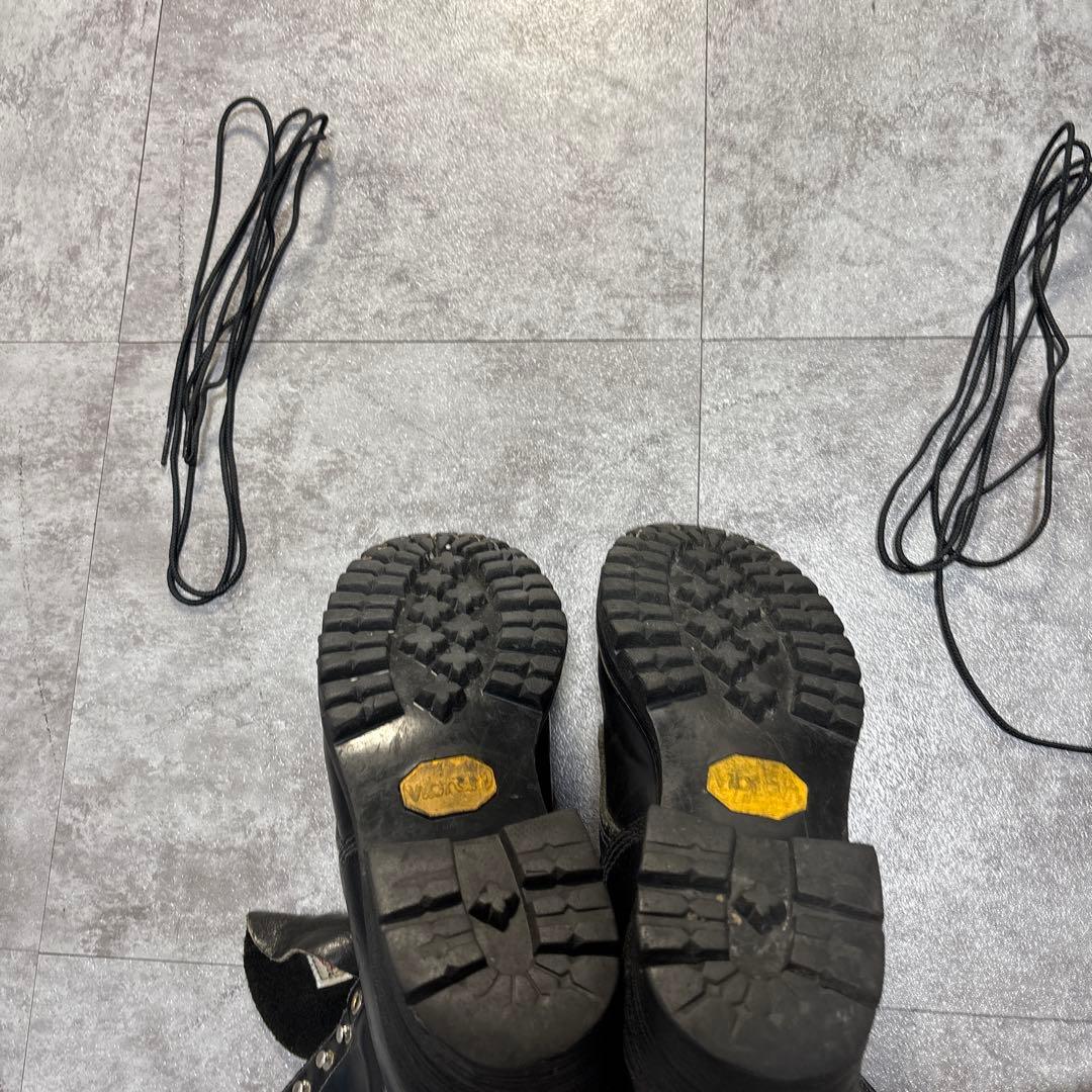 redwing ロガーブーツ　ブラック　ヴィンテージ　アメカジ　オールブラック