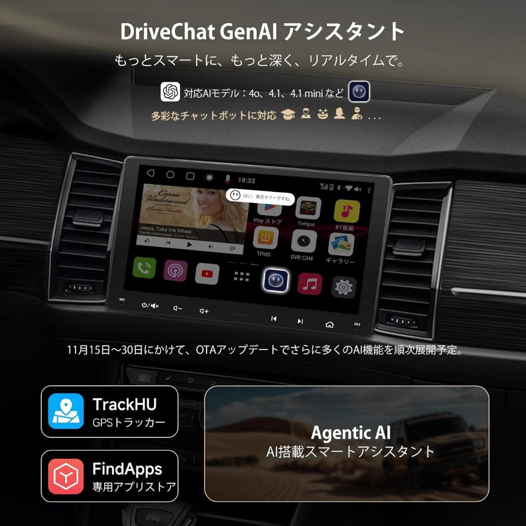 ATOTO S8MS 2DIN 内蔵4GLTE ディスプレイオーディオ