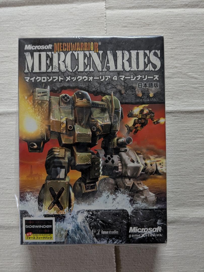 未開封 『メックウォーリア4 マーシナリーズ』 日本語版 マイクロソフト