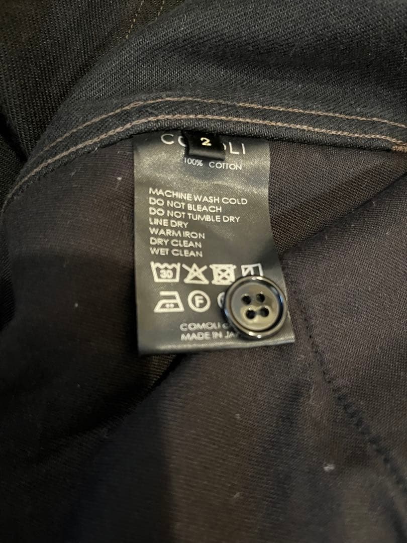 【美品】COMOLI 26SS ベルテッドデニムパンツ