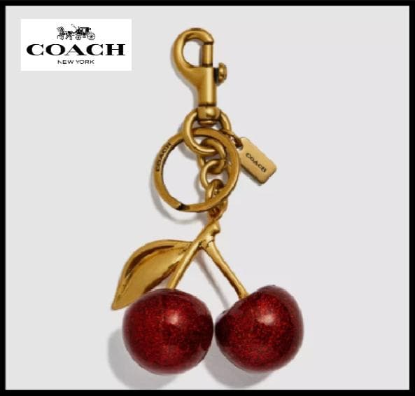 COACH チェリーバッグチャーム キーホルダー