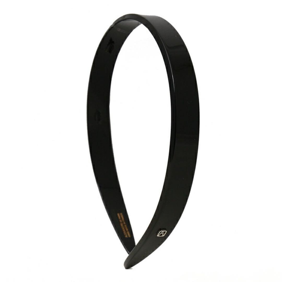 アレクサンドルドゥパリ アセテート　カチューシャ　1.5cm幅　黒　新品未使用