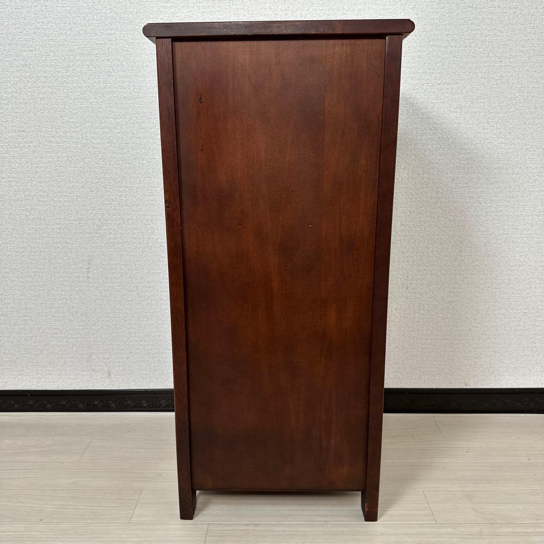 80's カリモク 電話台 TEL台 花台 キャビネット ビンテージ ※i4※