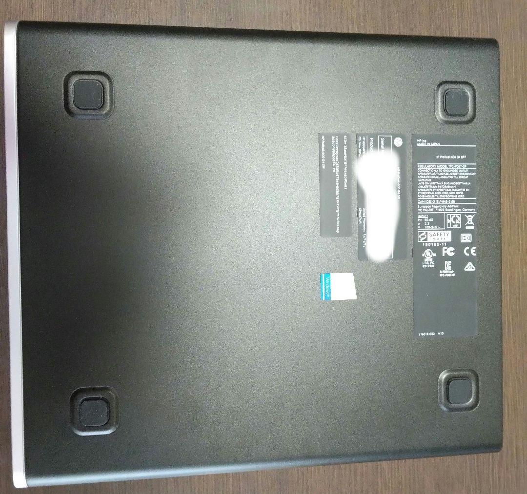 Windowsデスクトップ HP ProDesk 600 G4 SFF