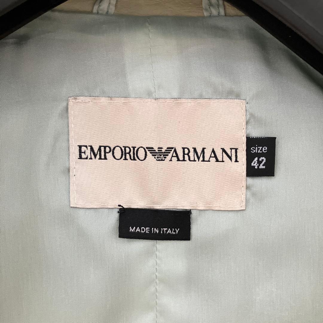 EMPORIO ARMANI シングルライダースジャケット 42