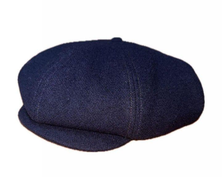 ほぼ未使用 RRL ダブルアールエル ウール キャスケット ダークネイビー