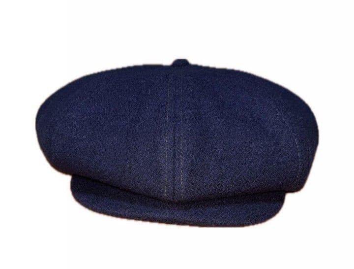 ほぼ未使用 RRL ダブルアールエル ウール キャスケット ダークネイビー