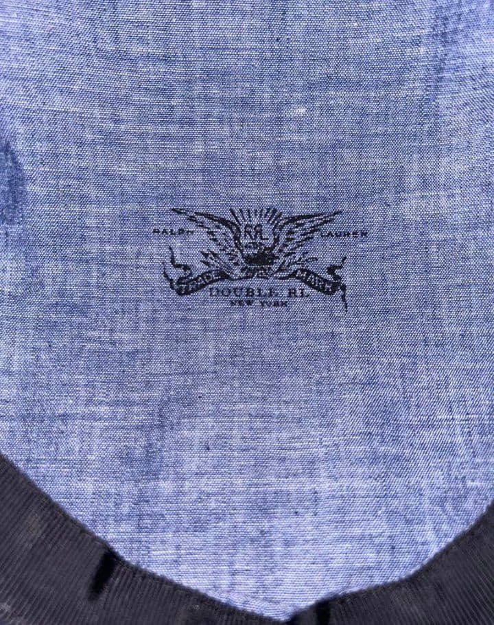 ほぼ未使用 RRL ダブルアールエル ウール キャスケット ダークネイビー