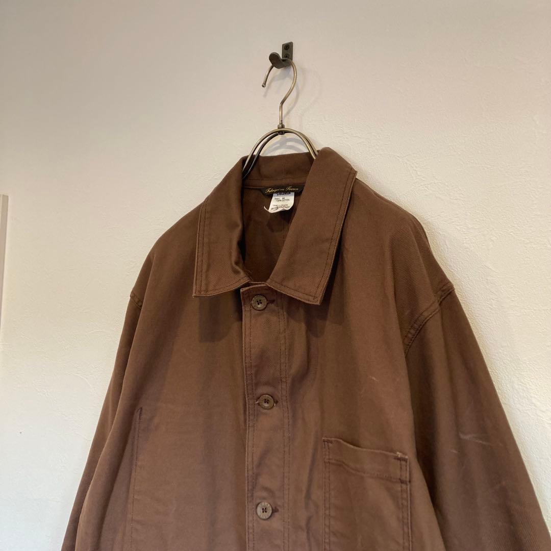 【LE LABOUREUR】希少 カバーオール ブラウン フランス製 仏製