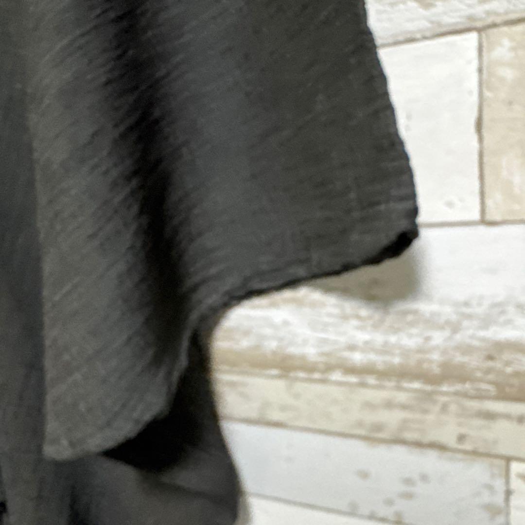 me イッセイミヤケ チュニック フリル裾 グレー フリーサイズ