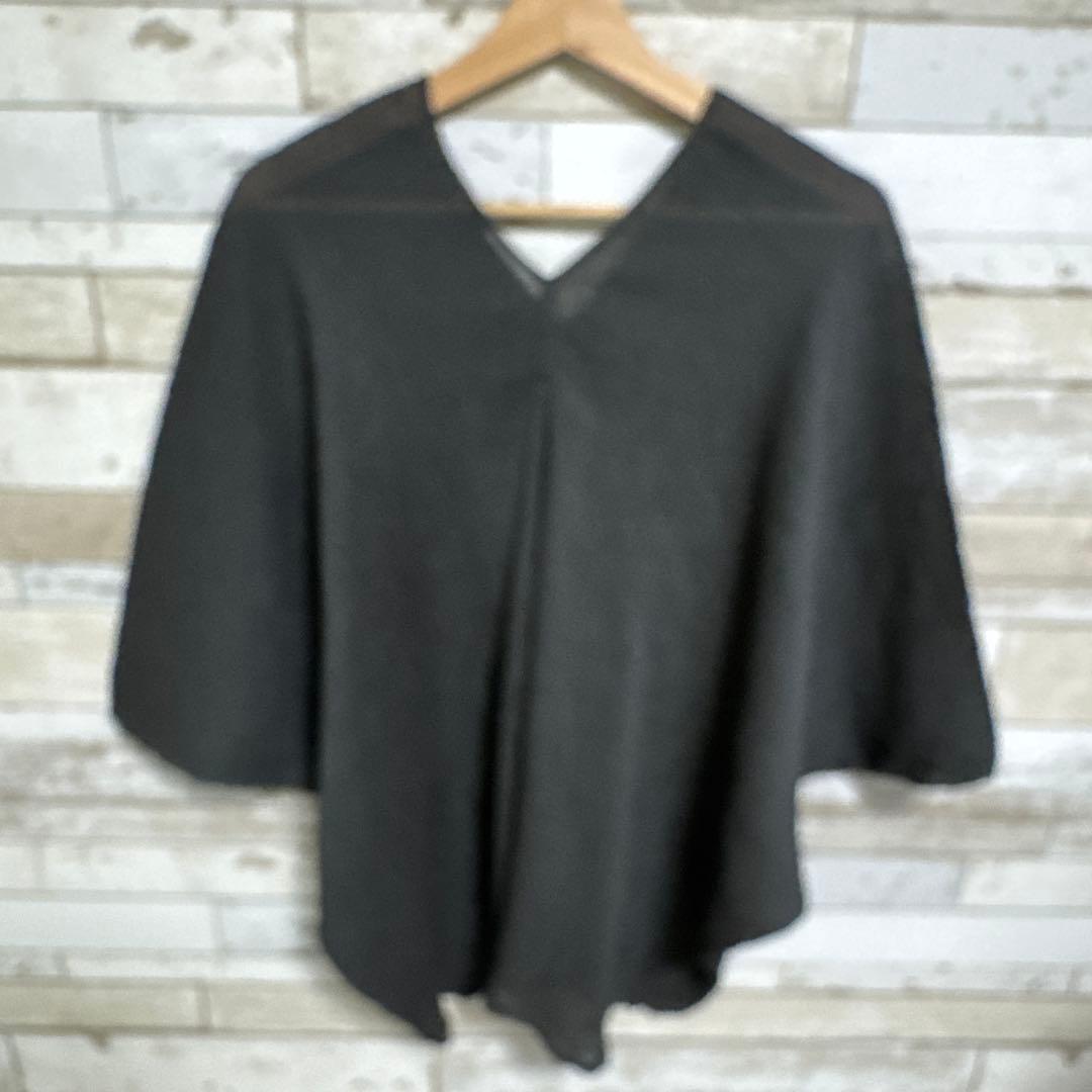 me イッセイミヤケ チュニック フリル裾 グレー フリーサイズ