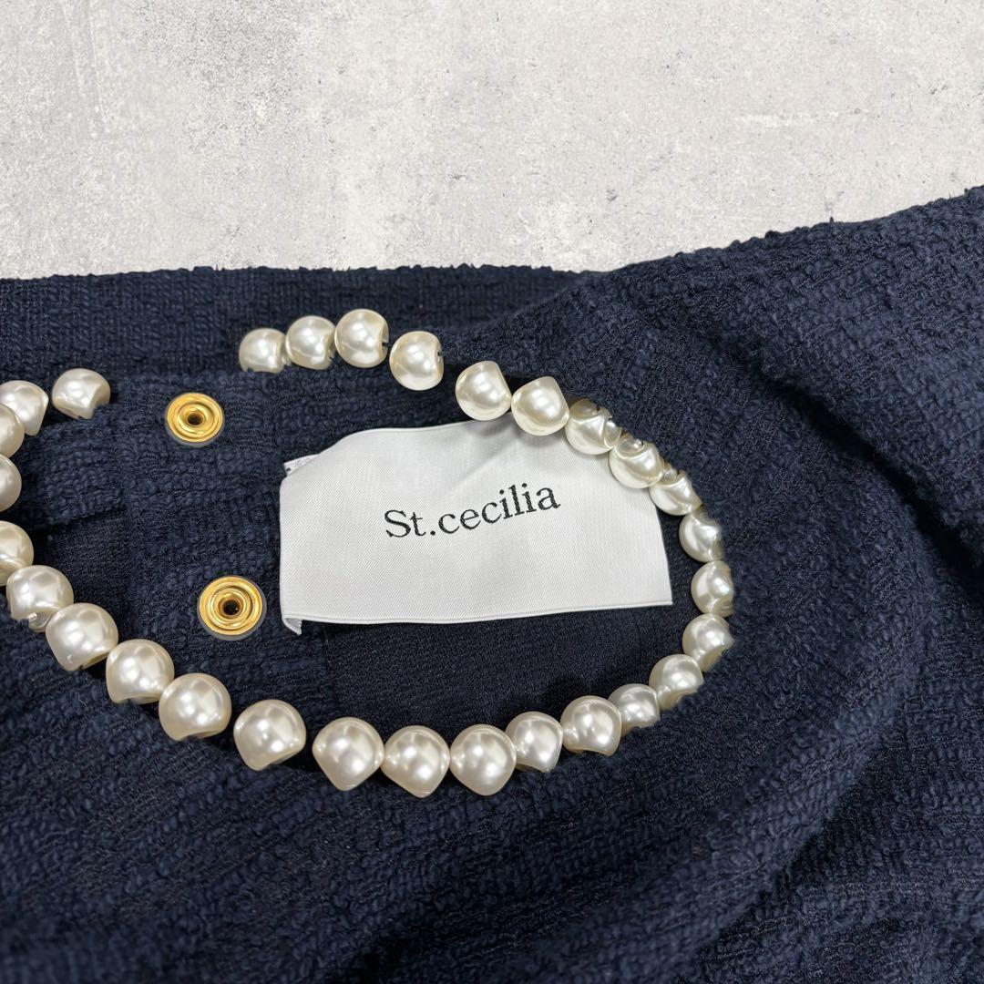 いぎーGIRLISH St.cecilia パールトップス ネイビー 38