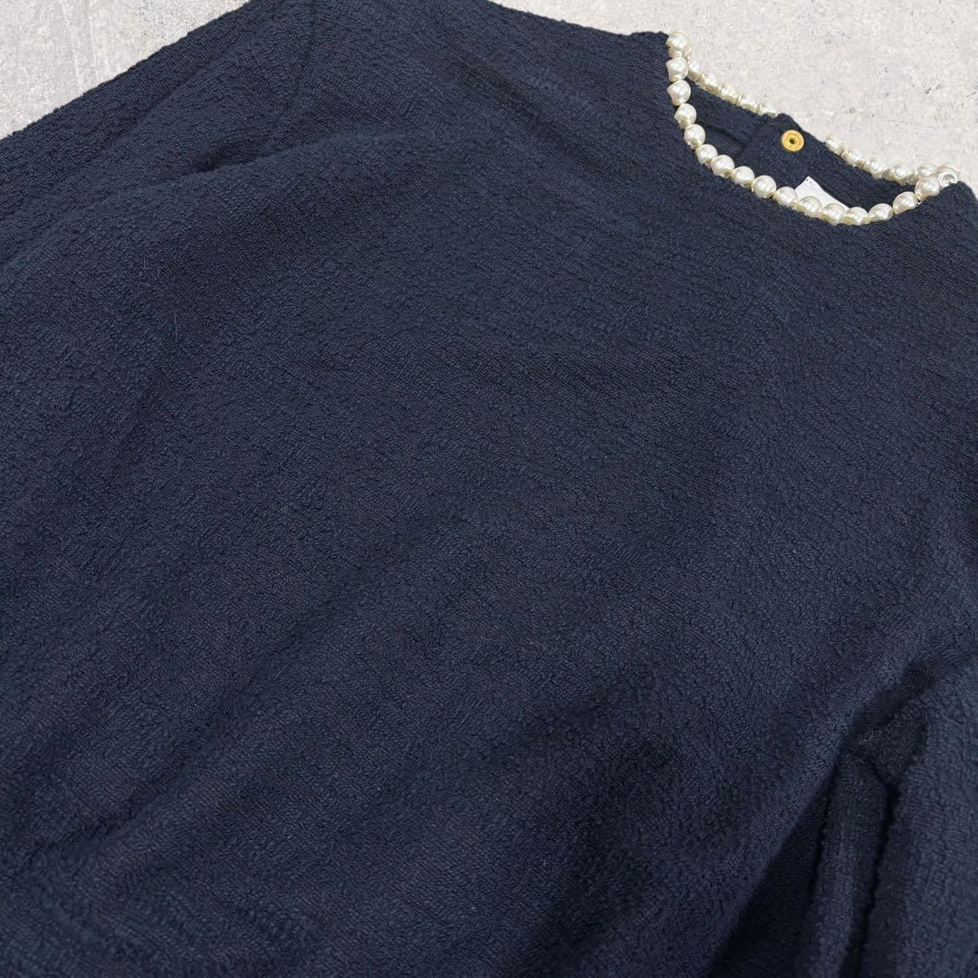 いぎーGIRLISH St.cecilia パールトップス ネイビー 38