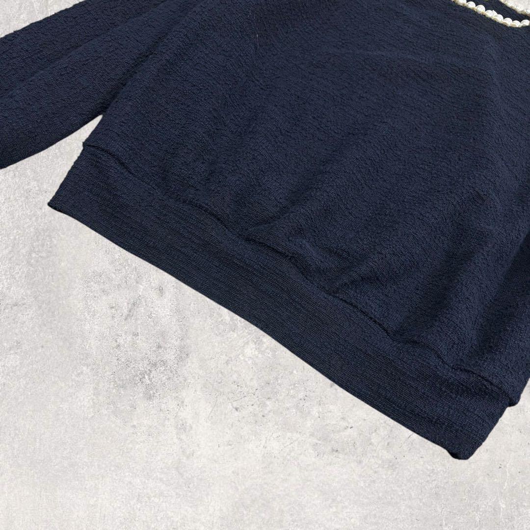 いぎーGIRLISH St.cecilia パールトップス ネイビー 38