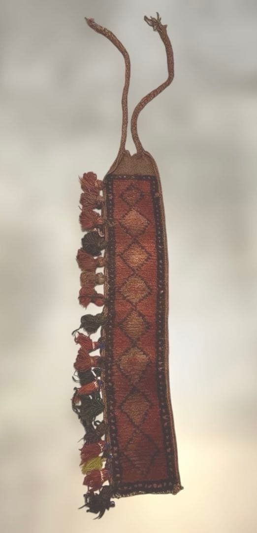 ア*ィ様 オールドキリム　手織りラグとラクダ飾りのセット