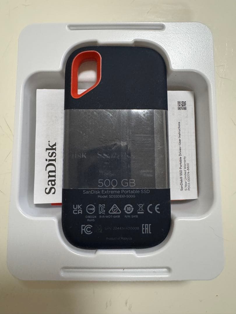 SanDisk SSD 外付け 500GB ポータブルSSD