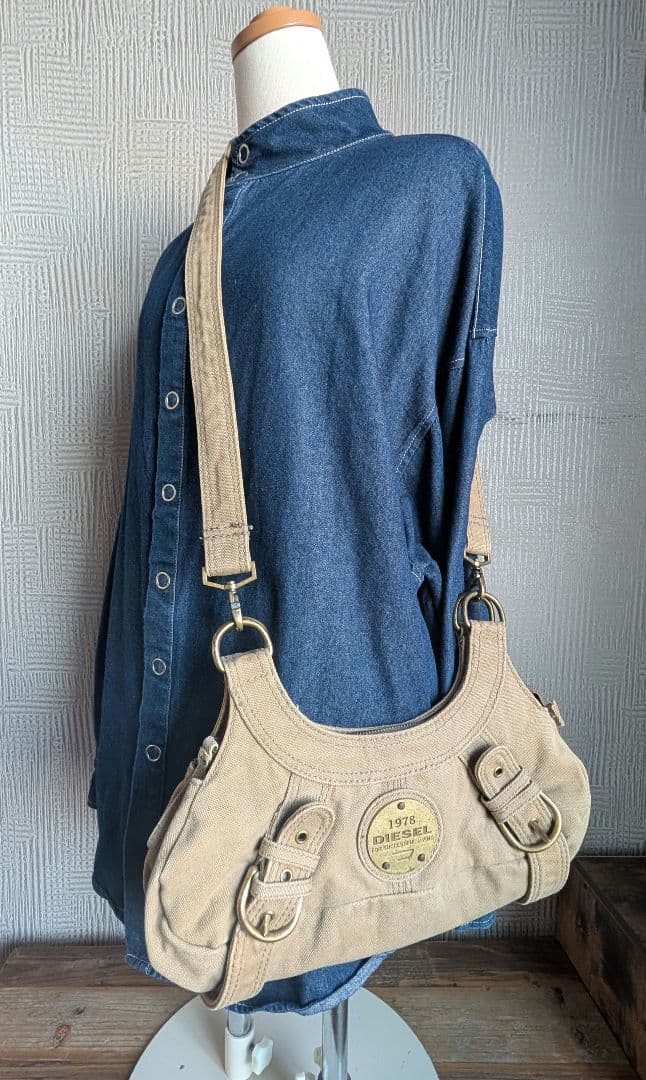 DIESEL Archive shoulder bag Y2K 三日月