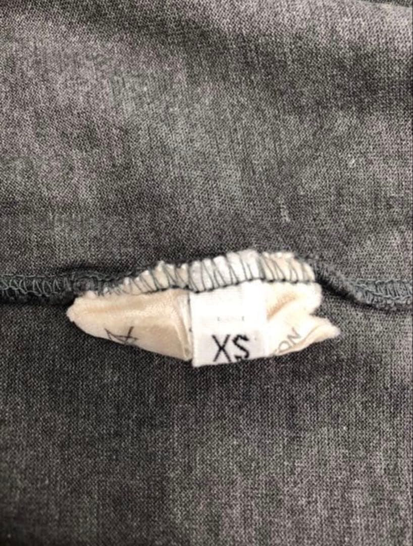 HERMÈS エルメス マルジェラ期 リボン柄 ロングシャツ XS