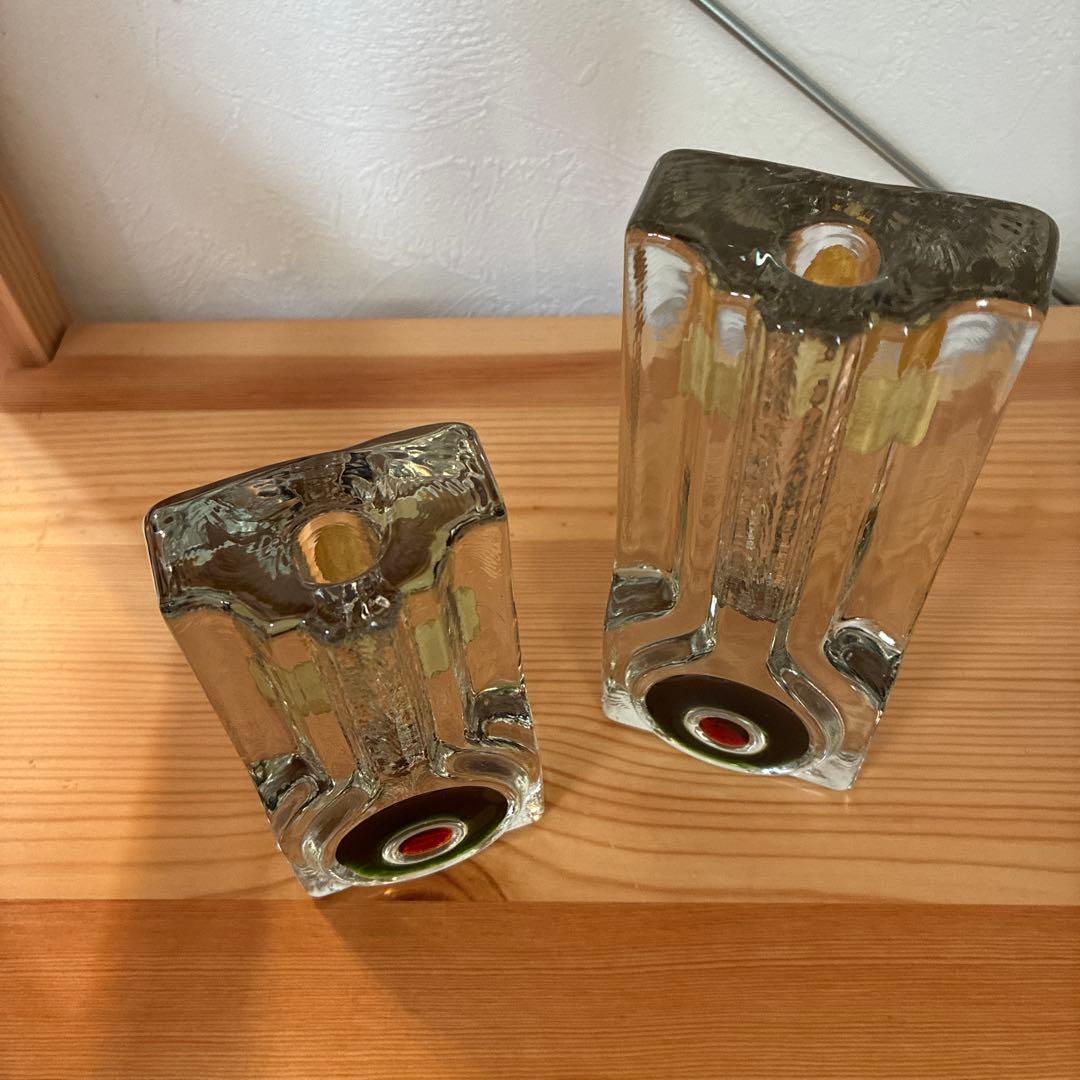 WALTHER ワルターグラス　ガラス　花瓶　フラワーベース　一輪挿し　ドイツ