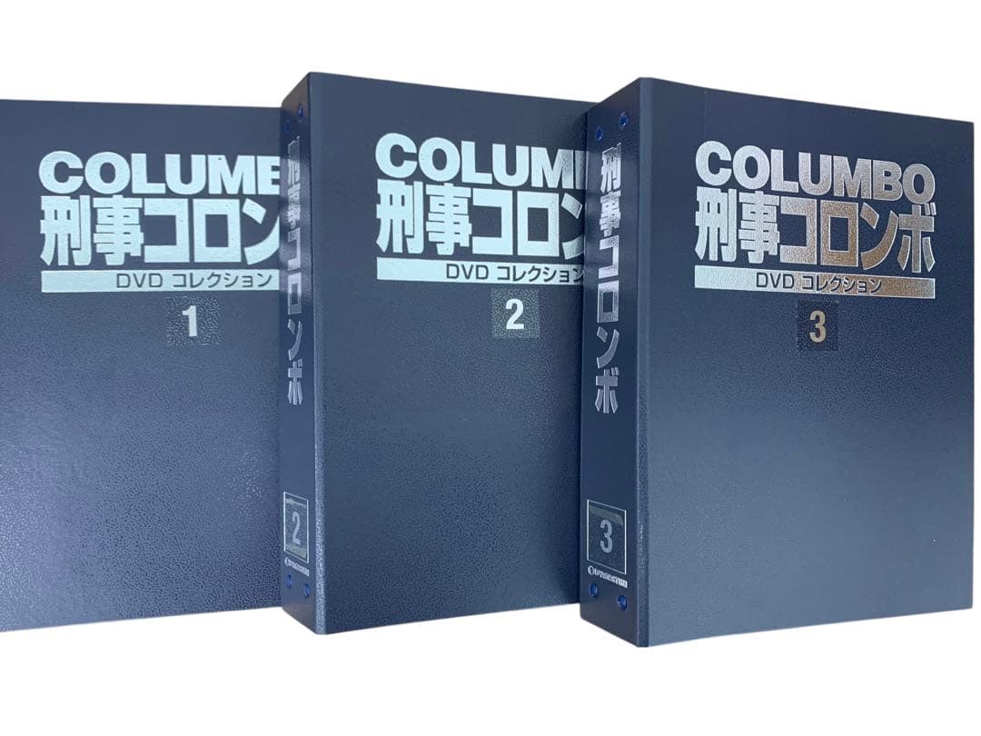 刑事コロンボ DVDコレクション 全45巻 ガイド本、専用バインダー、ラック付