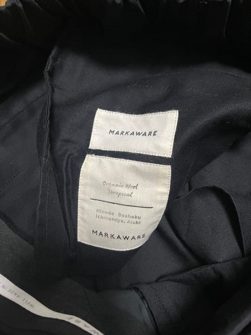 markaware22ss ペグトップトラウザー1新品同様マーカウェア