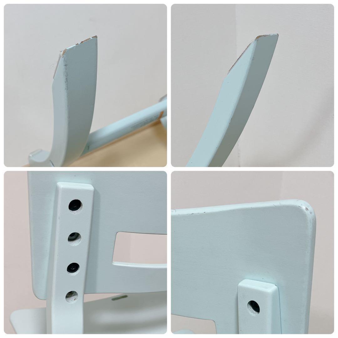 【希少色】Leander リエンダー ハイチェア 木製 キッズチェア ブルー