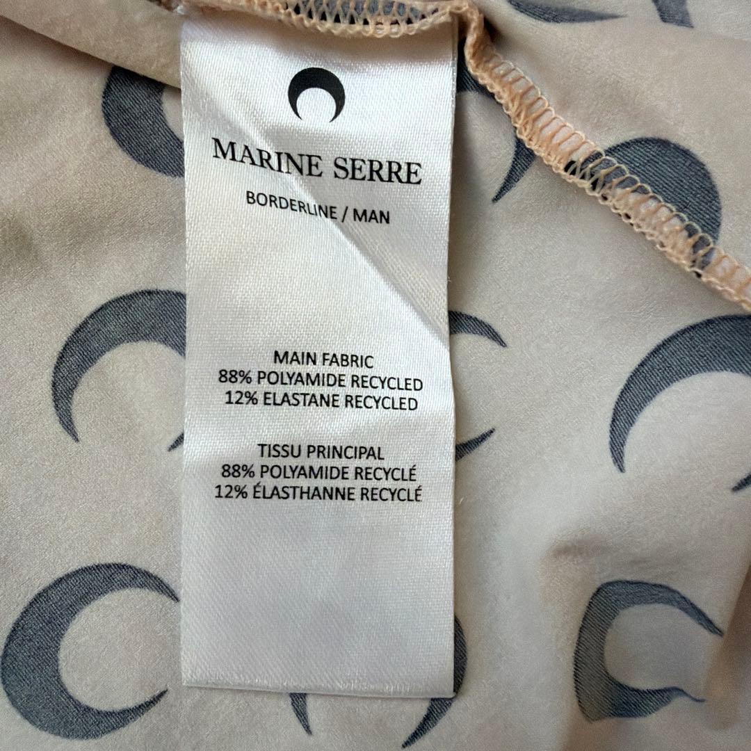 MARINE SERRE BORDERLINE 長袖Tシャツ