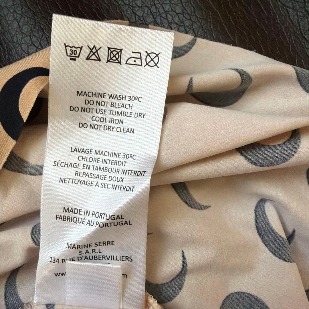 MARINE SERRE BORDERLINE 長袖Tシャツ