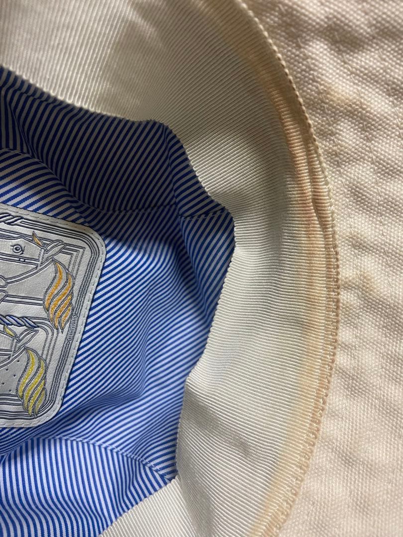 エルメス　ハット　ボブ　エレナ　アイボリー　58 HERMES